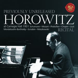 Horowitz - Recital at Carnegie Hall 1951 - Vladimir Horowitz