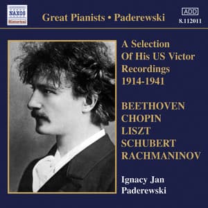 Paderewski, Ignacy Jan: Victor Recordings - Ignacy Jan Paderewski