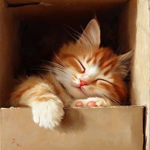 華麗なるネコの聖域: 豪華なる猫の贅沢な休息 - Cats Music Zone