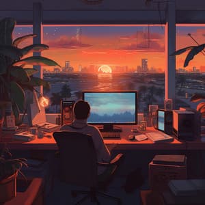 Sesiones De Trabajo Melódicas: Estudio Potenciado Con Olas Oceánicas - Mi serenidad