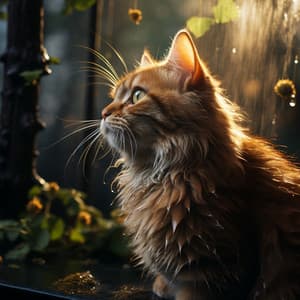Susurros De Lluvia Con Bigotes: Serenidad Felina - Colección de Ruidos Bellos