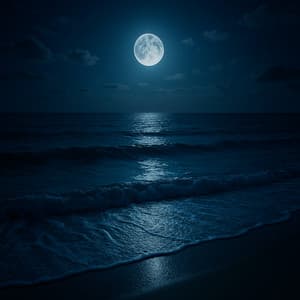 12AM Coastal: Midnight Meditation Songs - Ocean Waves For Sleep