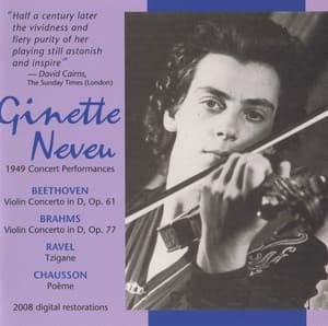 Ginette Neveu 1949 Concert Performances - Ginette Neveu