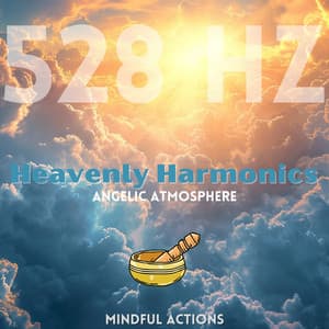Heavenly Harmonics: 528 Hz Angelic Atmosphere - Mindful Actions