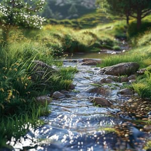 Soothing River: Meditation for Mindfulness - Ruhiger Regen