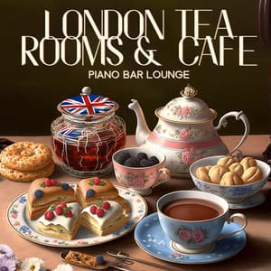 London Tea Rooms & Cafe Ambience: Magnificent Piano Bar Jazz Music for Positive Day - Marcus Daves