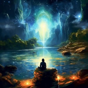 Music combined with Stream: Concentration by the Stream - Silent Night Music