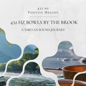 432 Hz Bowls by the Brook: A Tibetan Sound Journey - 432 hz Positive Melody