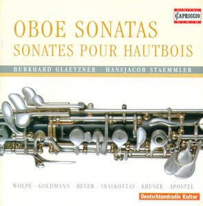 Skalkottas, N.: Oboe Concertino, Ak 28 / Wolpe, S.: Oboe Sonata / Krenek, E.: 4 Pieces, Op. 193 - Burkhard Glaetzner