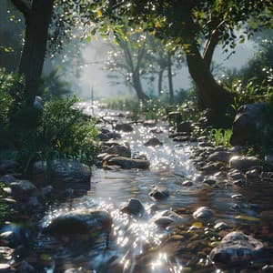 Tranquil River Melodies for Deep Sleep - Stardust Dreams