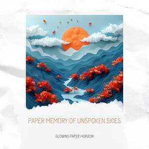 Paper Memory of Unspoken Skies - Glowing Paper Horizon