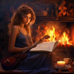 Ember's Study Hymn: Music in the Fireplace - Fireplace Music