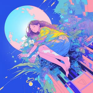 Coucher de Soleil Cotonneux avec Musique Céleste: Douceur à l'Horizon - Zen Ambiance D'eau Calme