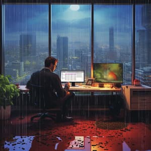 Productive Rainy Workday: Rainy Showers Lullaby - Nature Vibrations