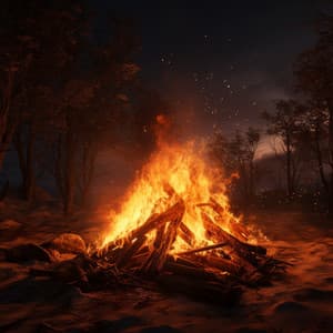 Embers of Sleep: Soft Fire Ambient Music - sleepy planet