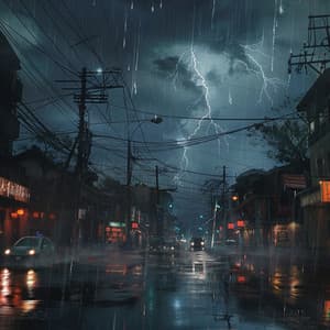 Meditative Binaural Rain with Thunder Sounds - Native American Meditations