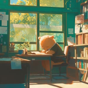 Stjerneklar Studieafslapning: En Rejse i Tankernes Univers - Office Background Music