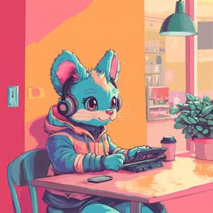 De Droevige Lofi Klanken Kalmeren de Ziel van de Vos - Lounge Music Café