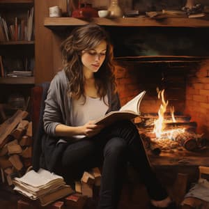 Estudio Con Meditación Junto Al Fuego: Mejora De La Concentración - Bosque Negro