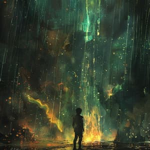 Meditación Binaural Calmante De Truenos Y Lluvia - Meditación Con Ruido Rosado