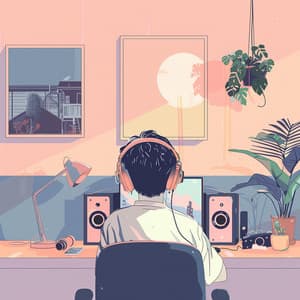 Acordes De Concentración: Melodías Para El Trabajo Productivo - Viajero espacial cósmico