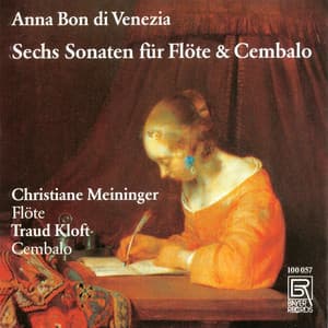 6 Sonatas for Flute and Harpsichord - Anna Bon Di Venezia
