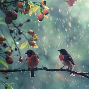 Soothing Binaural Rain and Birds in Nature Ambience - We Are Moods