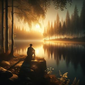 Stilla reflektioner: Betraktar livets lugna melodier i stillhet - Lugn Musik Atmosfär