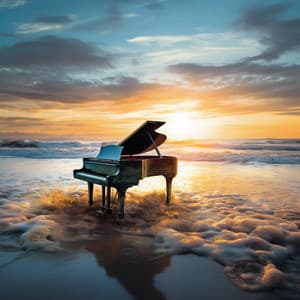 Melodies of Light: Piano Solstice Echoes - Piano Bar Lounge
