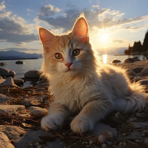 Himno Del Lago Para Ronronear: Nana De Los Sueños Del Bigote Y Del Lago - Fondos de sonidos de la naturaleza