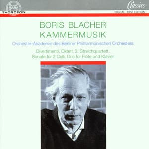 Boris Blacher: Kammermusik - Boris Blacher