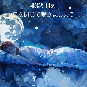432 Hz 目を閉じて眠りましょう: 健康的な睡眠のための BGM - ヘルツ周波数の音楽