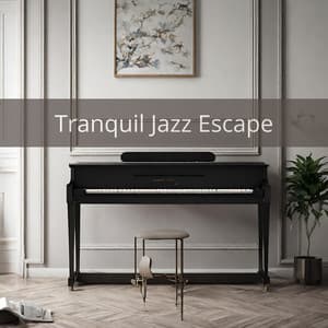 Tranquil Jazz Escape: Piano Harmonies - Lounge Café