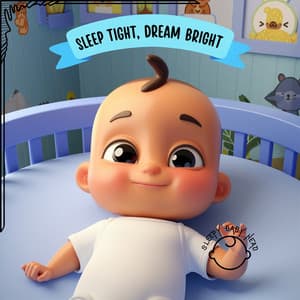 Sleep Tight, Dream Bright - Sleepy Baby Head