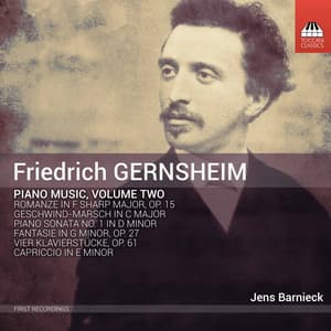 Gernsheim: Piano Music, Vol. 2 - Friedrich Gernsheim