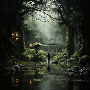 Meditación Lluviosa: Aguas Relajantes Y Sonido Ambiental Pacífico - Música tranquila de la mañana