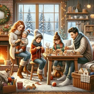 Snowy Sundays: Crafting Warm Memories with Family - Jazz Instrumental Relax Center