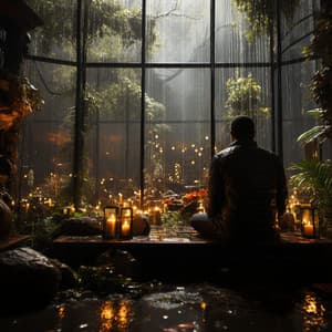 Sesiones De Yoga Serena Con Lluvia: Música Para Aliviar El Estrés - Zona de sonidos pacíficos