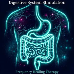 Digestive System Stimulation: Soothing Frequency Healing Therapy, Cleanse Your Digestive System, Heal from Stomach Cramps - Brain Waves Therapy