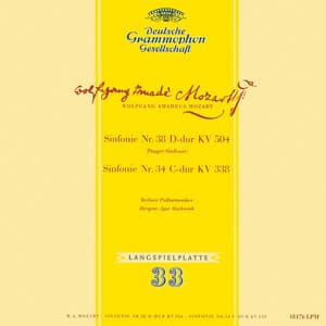 Mozart: Symphony No. 34, K. 338; Symphony No. 38, K. 504 'Prague'; Symphony No. 35, K. 385 'Haffner'; Gluck: Sinfonia in G Major - Berliner Philharmoniker