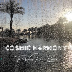Cosmic Harmony: Theta Waves, Rain Blend - Binaural Brain Waves