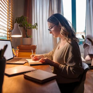 Melodías Serenas Para Un Flujo De Concentración Mejorado - Chicos de música de estudio cerebral