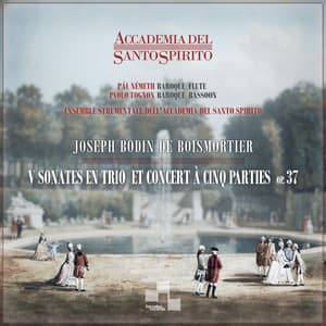 Joseph Bodin De Boismortier: V Sonates en trio et concert à cinq parties op. 37 - Joseph Bodin de Boismortier