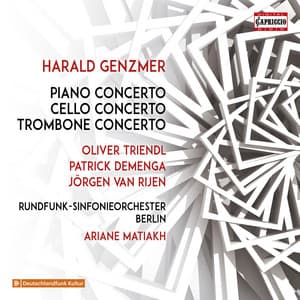 Genzmer: Piano Concerto No. 1, Cello Concerto & Trombone Concerto - Harald Genzmer