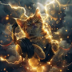 Thunder's Purr: Calming Music for Cats - Music for Relaxing Cats
