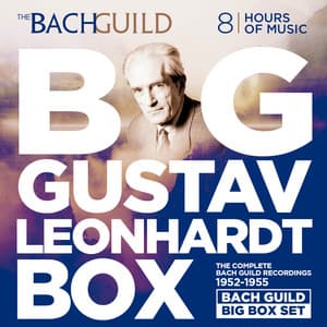 Big Gustav Leonhardt Box The Bach Guild Recordings 1952-1955 - Gustav Leonhardt