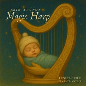 Baby in the Arms of Magic Harp - Henry Northe