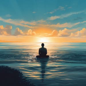 Serene Tides: Meditation in the Ocean Rhapsody - HEALING WORLD