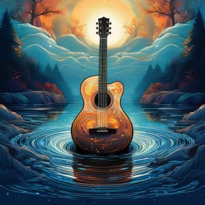 Lakeside Meditation: Gentle Guitar and Water Sounds - Soft Guitar Music