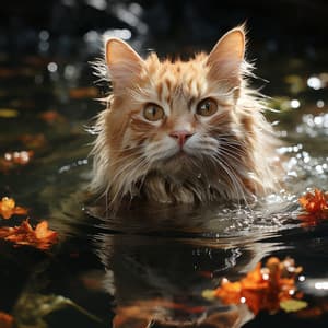 Melodías Felinas Armónicas: El Viaje Musical De Las Ondas Del Océano - Paisajes sonoros épicos